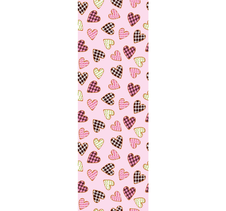 ロール スクリーン オシャレ ハートクッキー - TENSTICKERS