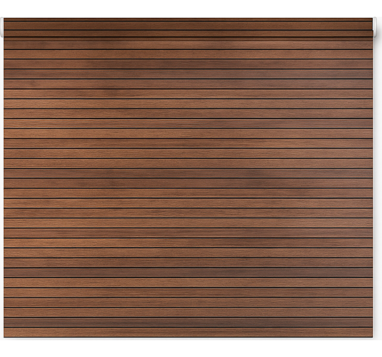 ブラインド テクスチャとパターン パラレルウォールナットウッドスラット - TENSTICKERS