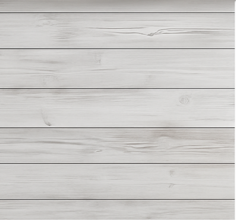 ブラインド テクスチャとパターン 横向きの白く洗った木材 - TENSTICKERS