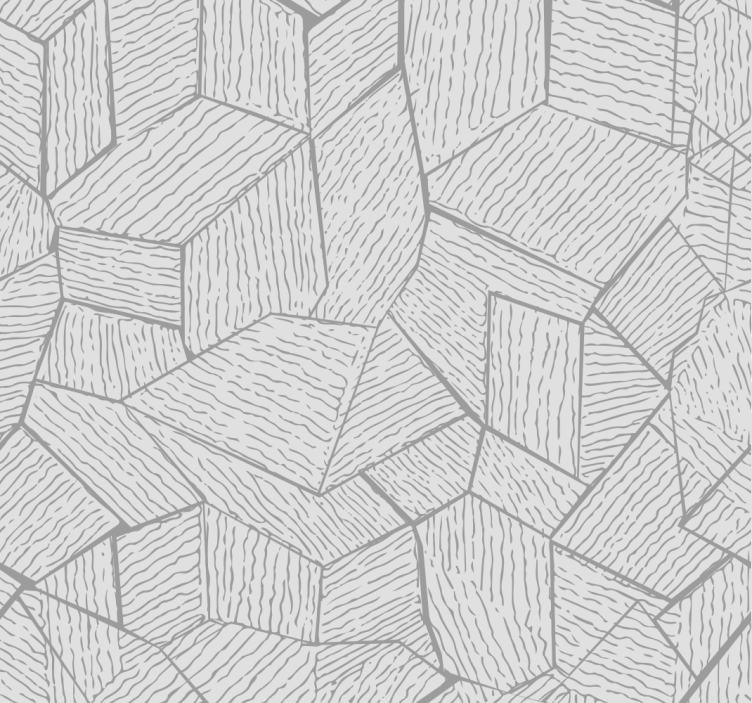 グレー ブラインド アフリカンファブリックエフェクト - TENSTICKERS