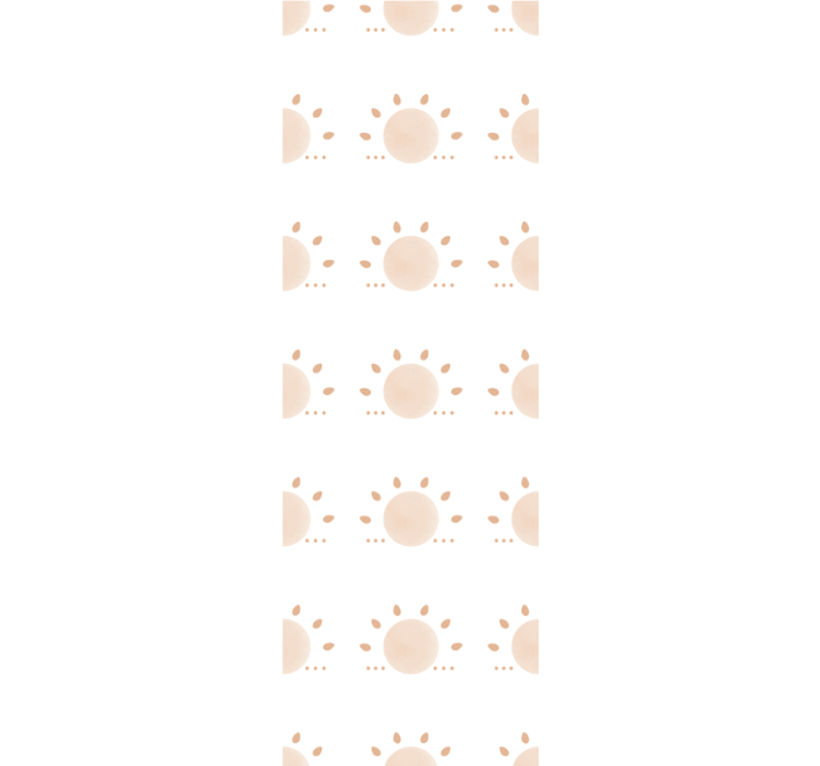 ブラインド ベージュ 抽象的ミニマルサン - TENSTICKERS