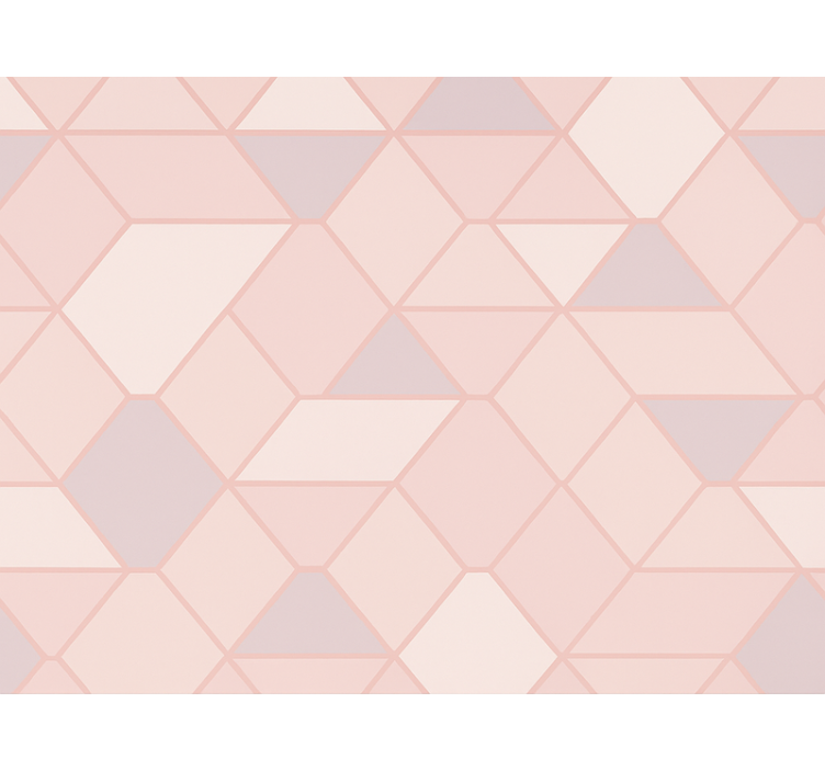 ブラインド ピンク 現代抽象ピンク図形 - TENSTICKERS