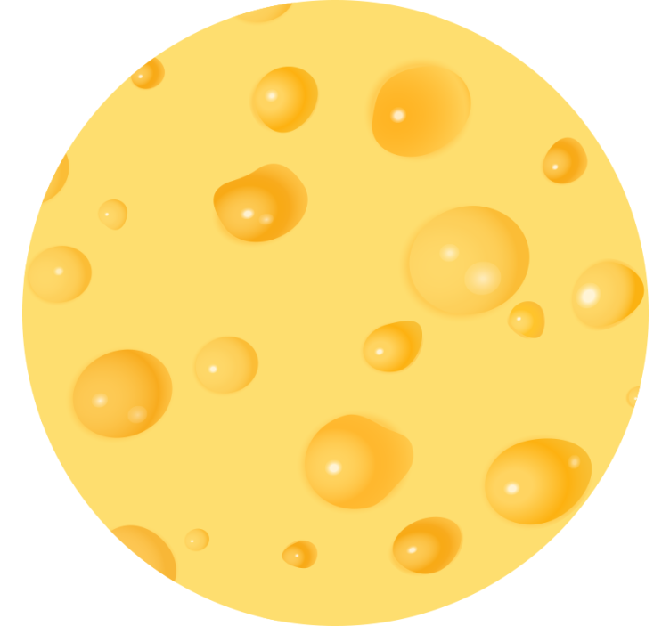 ブラインド 黄 スイスチーズ - TENSTICKERS
