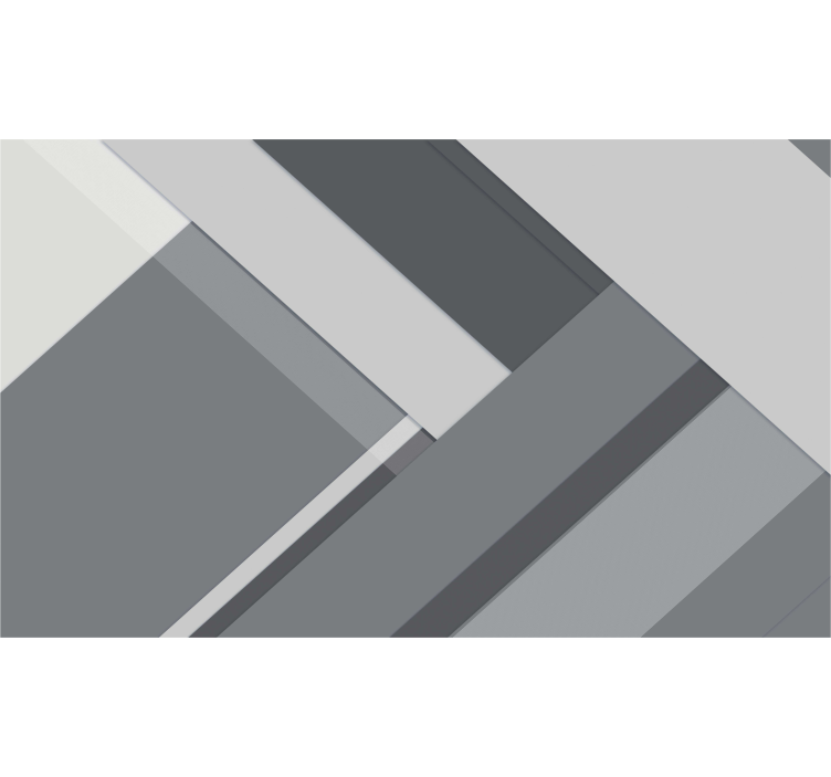 グレー ブラインド ジオメトリックグレー - TENSTICKERS