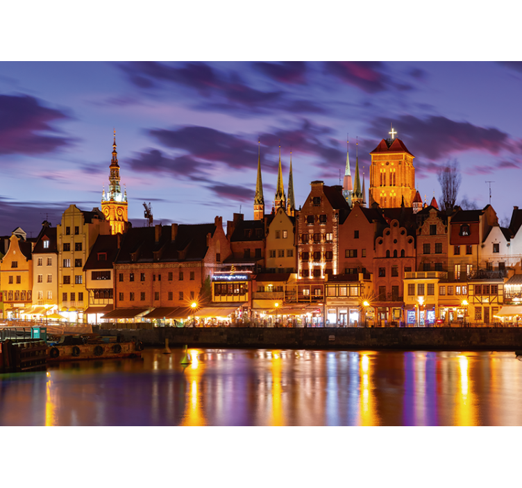 ブラインド 青 グダニスクの夜 - TENSTICKERS