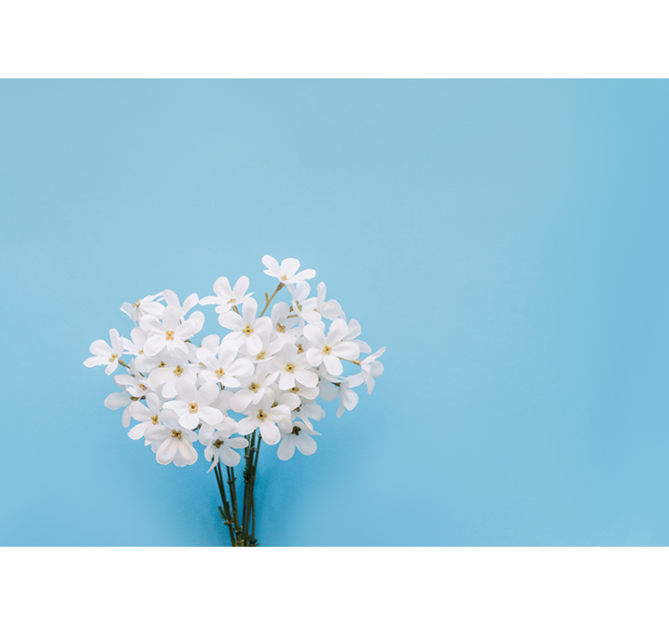 ブラインド 青 ジャスミンブルーの背景 - TENSTICKERS