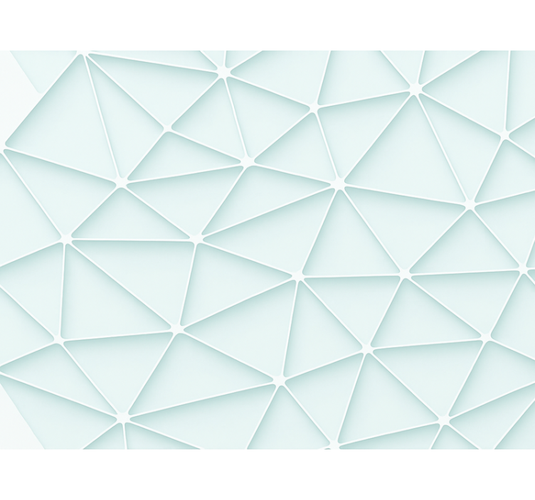 ブラインド 青 抽象三角デザイン - TENSTICKERS