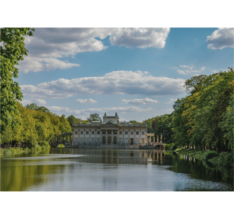 リビング カーテン ブラインド ワルシャワのラジエンキ公園 - TENSTICKERS