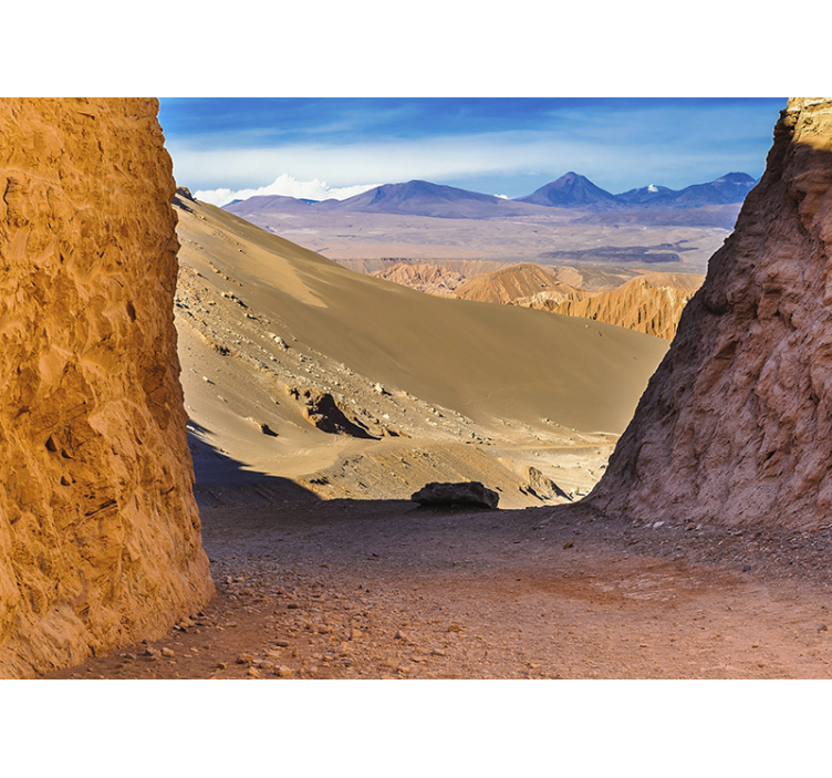 リビング カーテン ブラインド アタカマ砂漠デザイン - TENSTICKERS