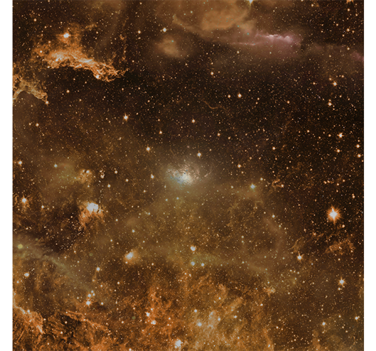 リビング カーテン ブラインド 神秘的な雲 宇宙 コスモス - TENSTICKERS