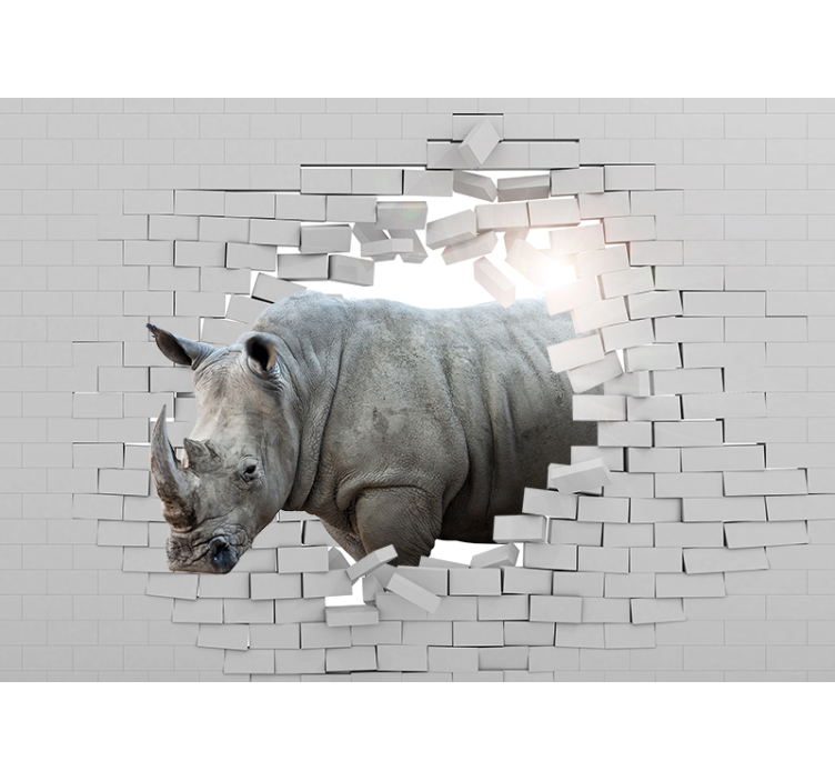 ブラインド 白 3dサイのデザイン - TENSTICKERS