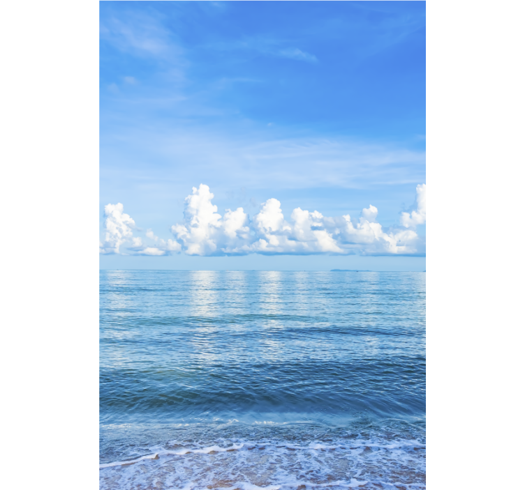 クラウドローラーブラインドのある海 - TENSTICKERS