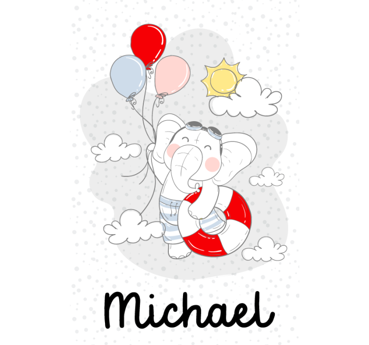 オーダー ブラインド カスタマイズ可能な象 - TENSTICKERS