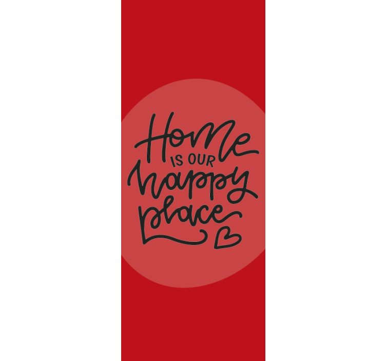 かわいい黒いテキストのリビングルームブラインド - TENSTICKERS