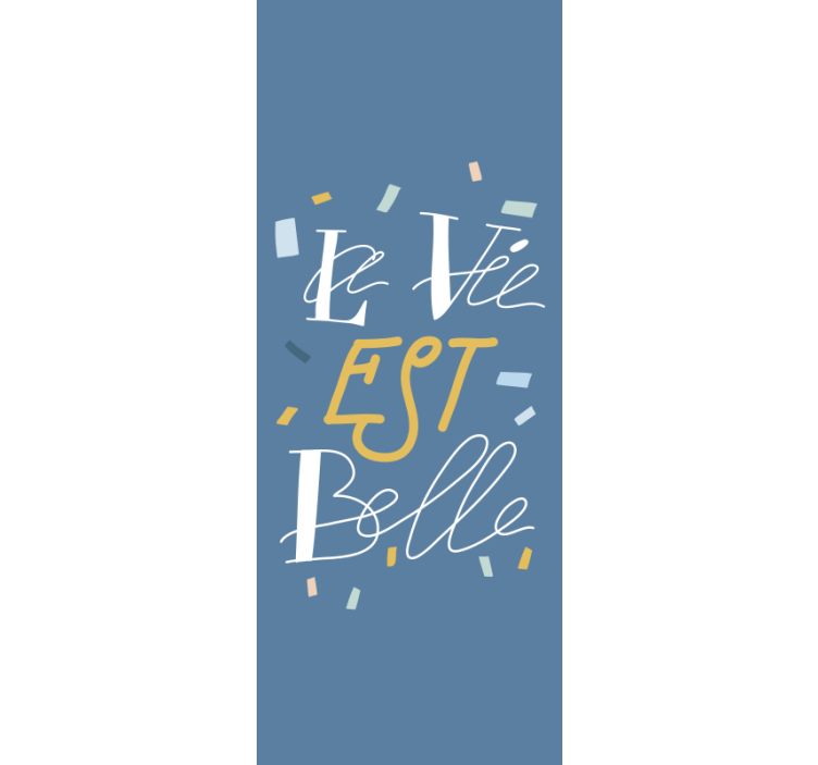 エレガントなテキストマスターベッドルームブラインド - TENSTICKERS