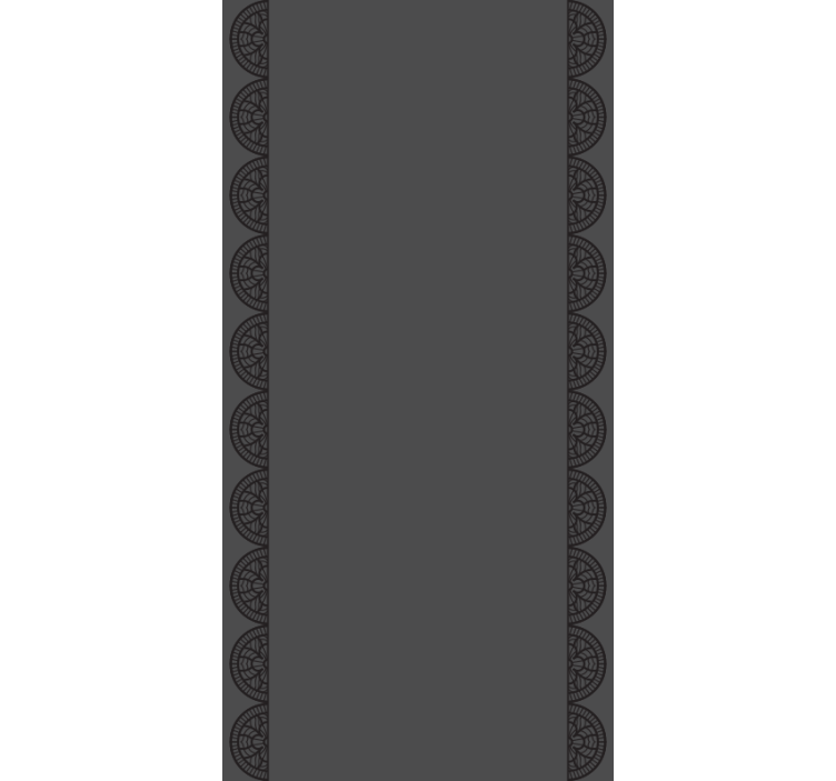 ブラインド テクスチャとパターン 円形の幾何学模様 - TENSTICKERS