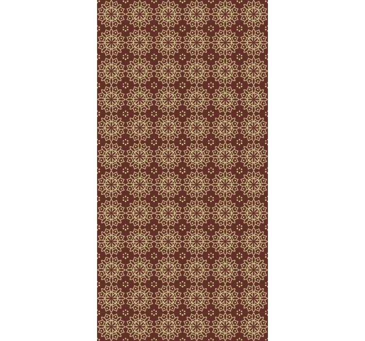 エスニック花柄エレガントブラインド - TENSTICKERS