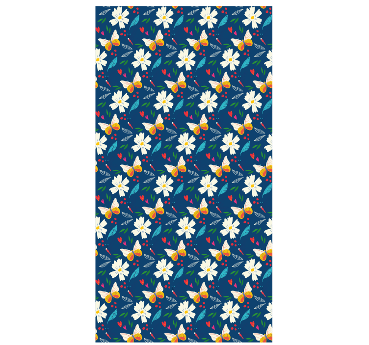 ブラインド 花や植物 花柄デザイン - TENSTICKERS