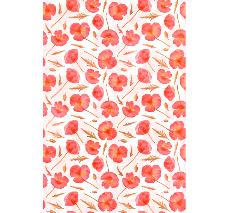 ブラインド 花や植物 繊細な花柄 - TENSTICKERS