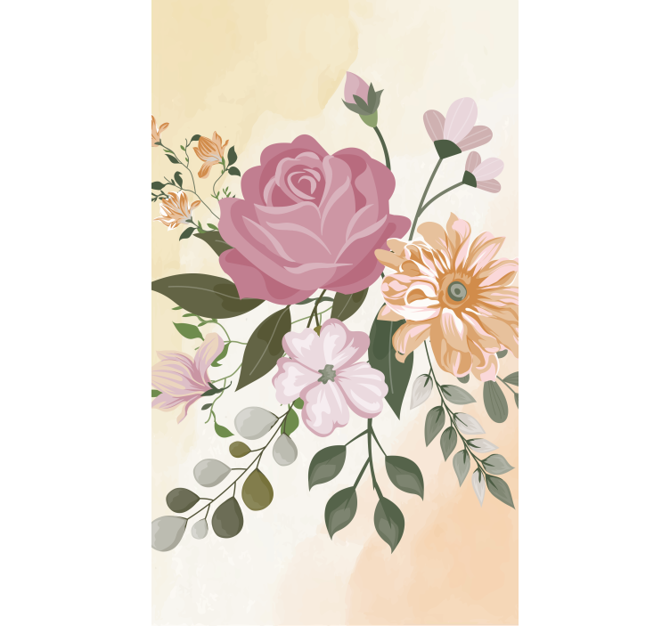 リアルな花と植物のブラインド - TENSTICKERS