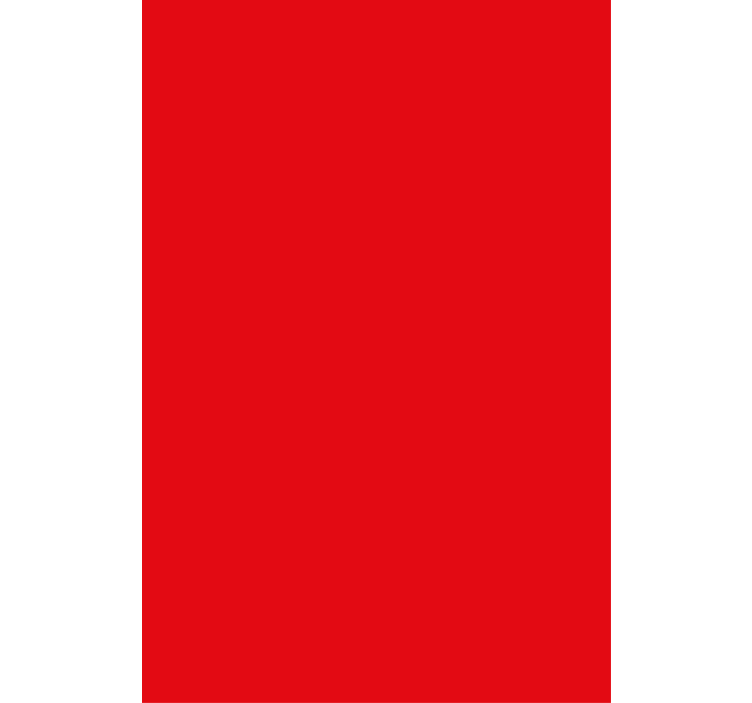 遮光ローラーブラインド鮮やかな赤のブロック - TENSTICKERS