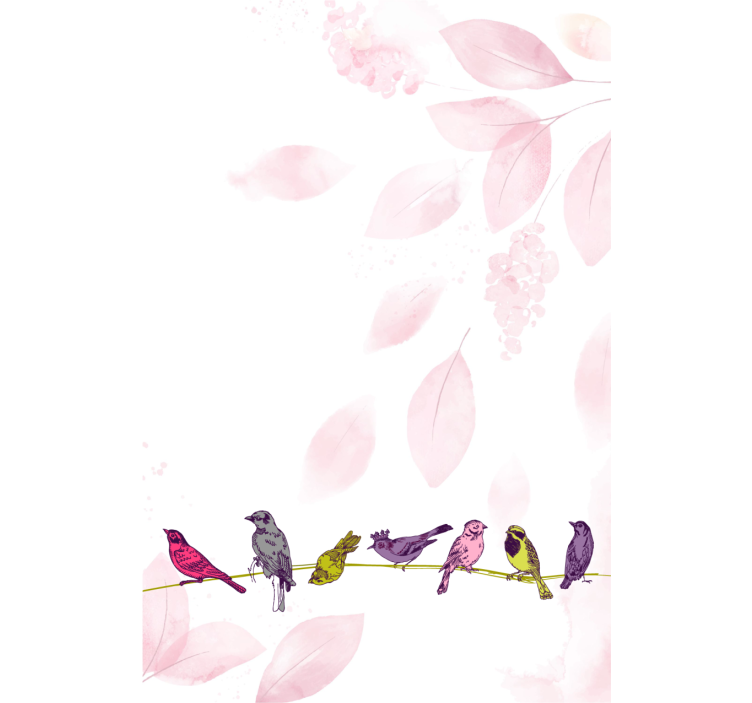 もうどうぶつ鳥の枝に止まる - TENSTICKERS