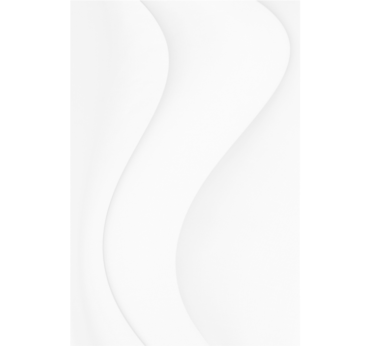 白いモダンな形のマスターベッドルームブラインド - TENSTICKERS