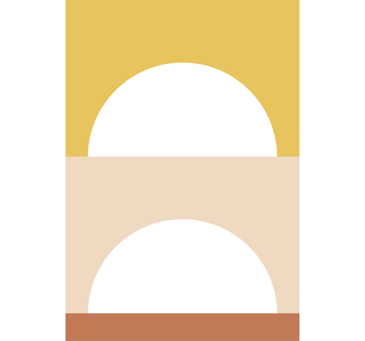 ロール スクリーン オシャレ 昇る太陽の円 - TENSTICKERS