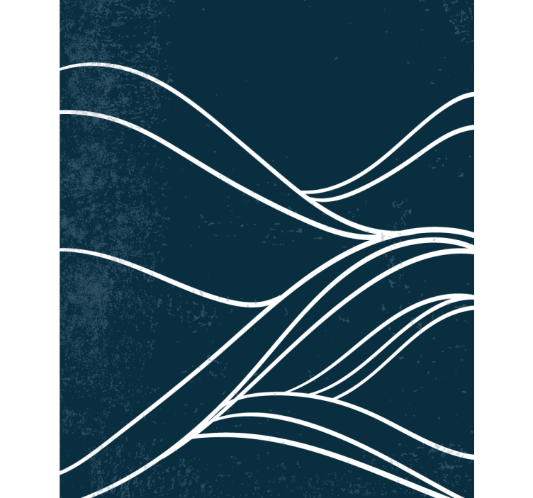 ロール スクリーン 黒 流れるラインパターン - TENSTICKERS