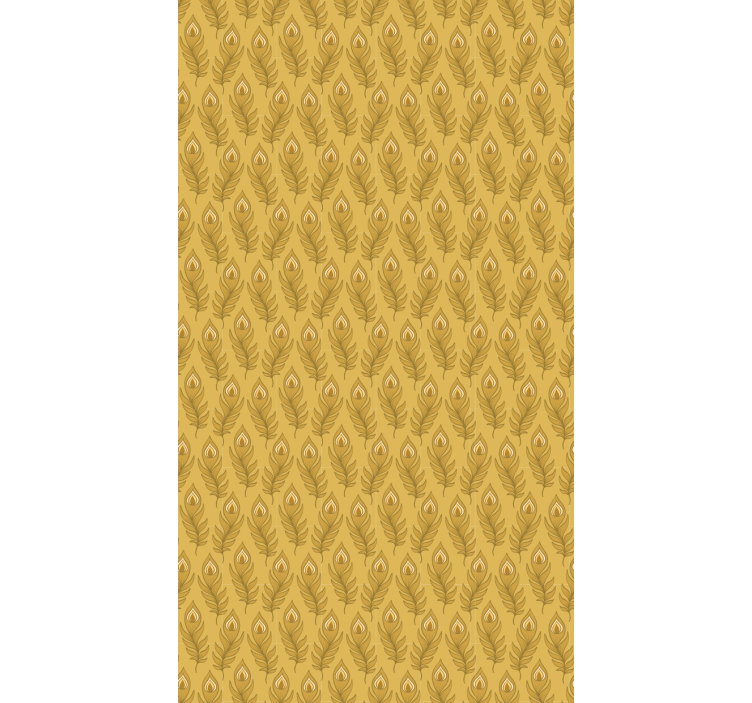 ブラインド 花や植物 優雅な葉のモチーフ - TENSTICKERS