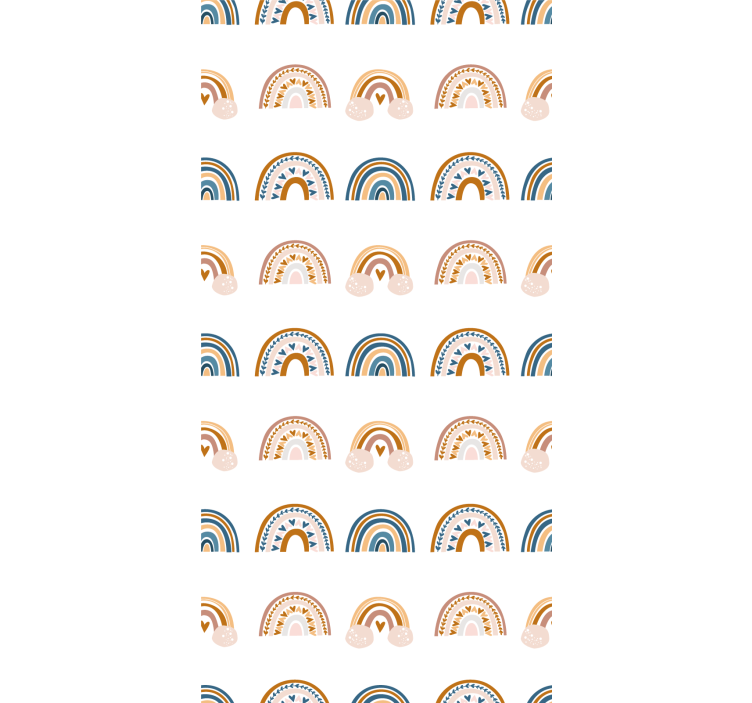 ブラインド 子供部屋 北欧の虹のモチーフ - TENSTICKERS