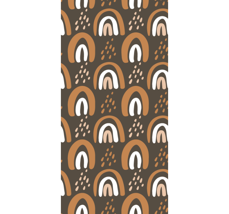 ブラインド 子供部屋 自然な色合いの虹 - TENSTICKERS