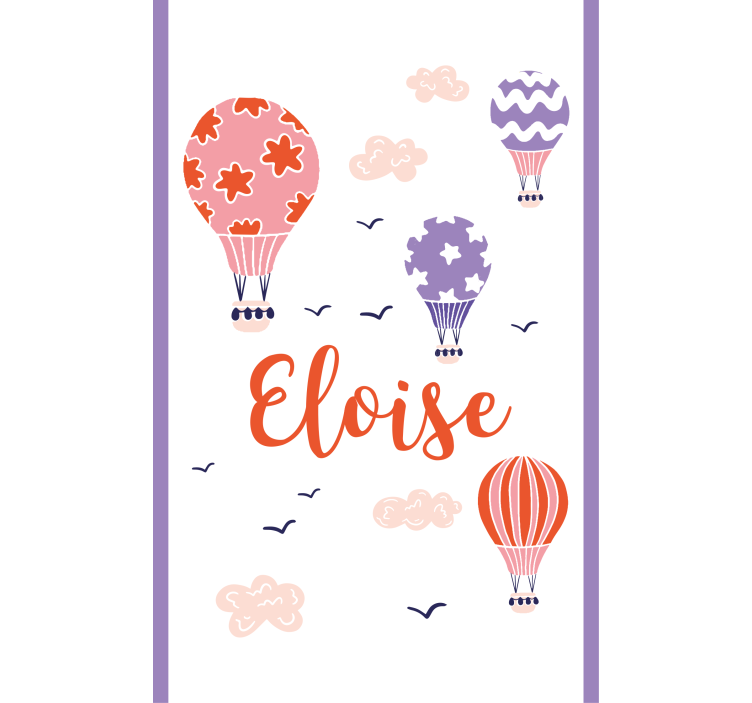 ブラインド 子供部屋 カスタム熱気球 - TENSTICKERS