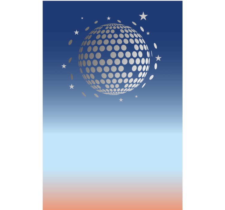 ブラインド オリジナル 抽象的ディスコビュー - TENSTICKERS