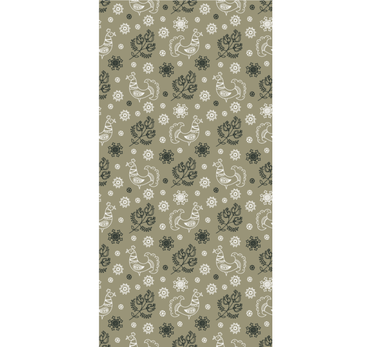 ブラインド 動物 魅力的な鳥の模様 - TENSTICKERS