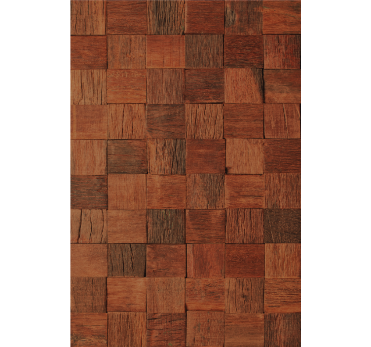 ブラインド テクスチャとパターン 木の角板 - TENSTICKERS