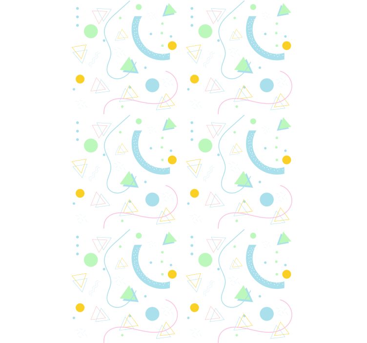 ロール スクリーン オシャレ 幾何学模様の配列 - TENSTICKERS