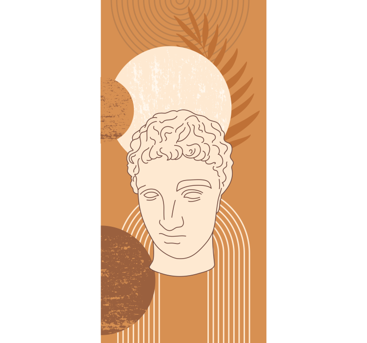 柄物のクラシックスカルプチャーデザイン - TENSTICKERS