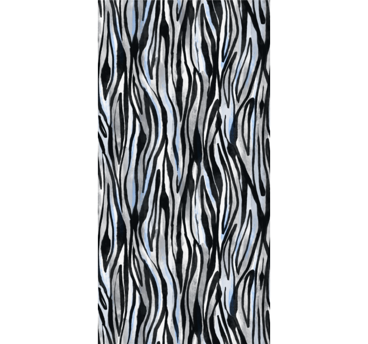 ブラインド テクスチャとパターン 抽象的なゼブラストライプ - TENSTICKERS