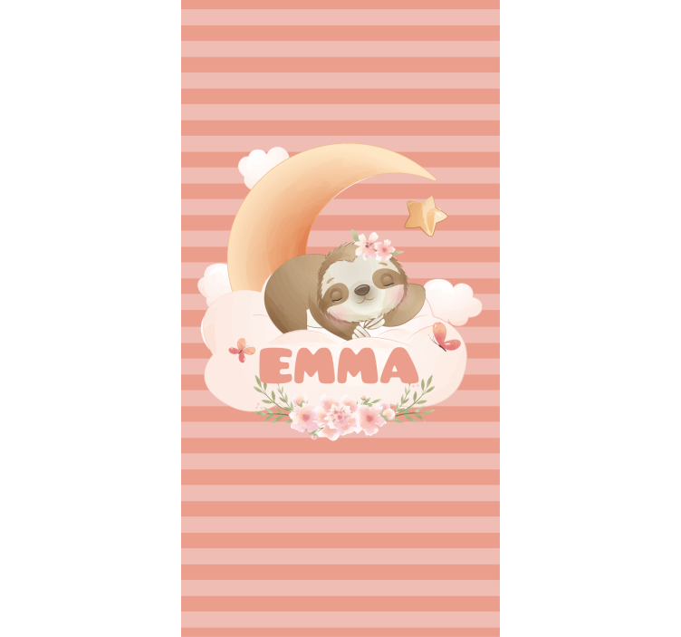ブラインド 子供部屋 スロースと月の名前 - TENSTICKERS