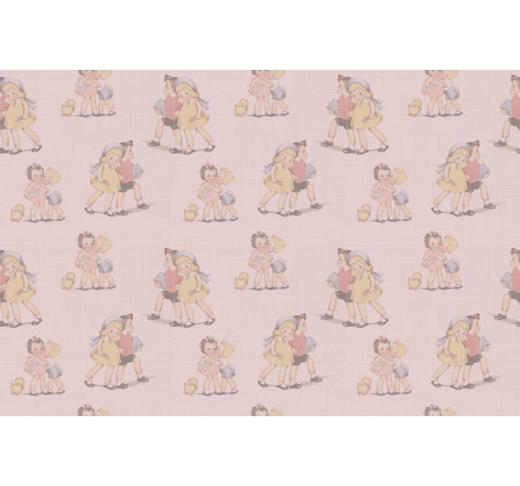 ブラインド オリジナル 子供たちが一緒に遊ぶ - TENSTICKERS