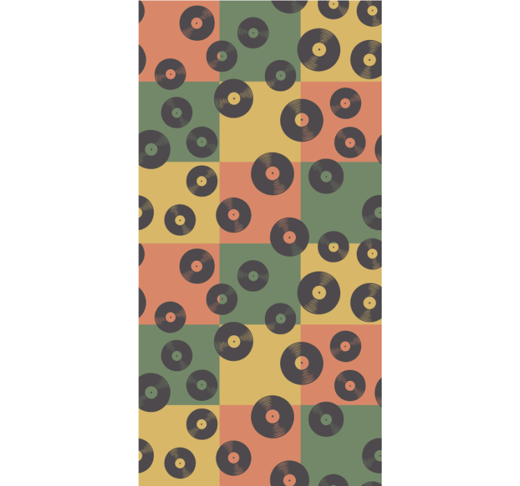 ブラインド もっとヴィンテージ レトロビニールレコード - TENSTICKERS