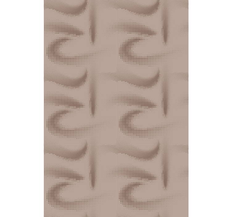 ブラインド テクスチャとパターン 茶色の曲線模様 - TENSTICKERS