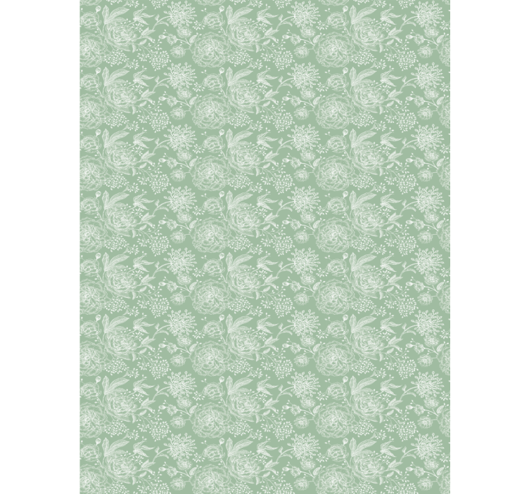 ブラインド 花や植物 繊細な植物の要素 - TENSTICKERS