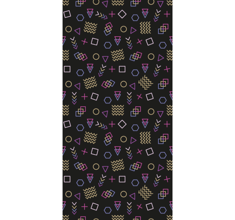 ロール スクリーン オシャレ 幾何学的形状の探求 - TENSTICKERS