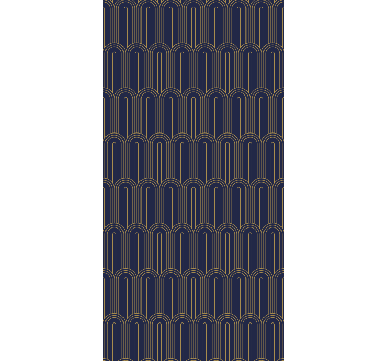 ブラインド エレガント モダンゴールデンアーチ - TENSTICKERS