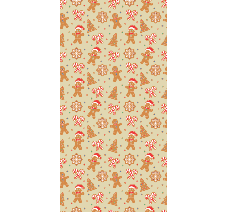 ブラインド オリジナル ジンジャーブレッドのホリデーの楽しみ - TENSTICKERS