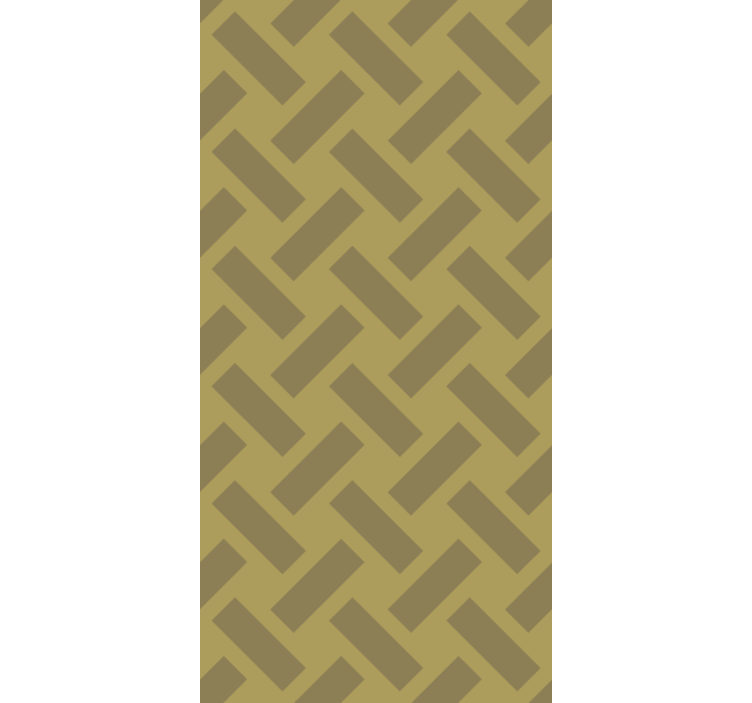 ブラインド 緑 幾何学的ブロック - TENSTICKERS