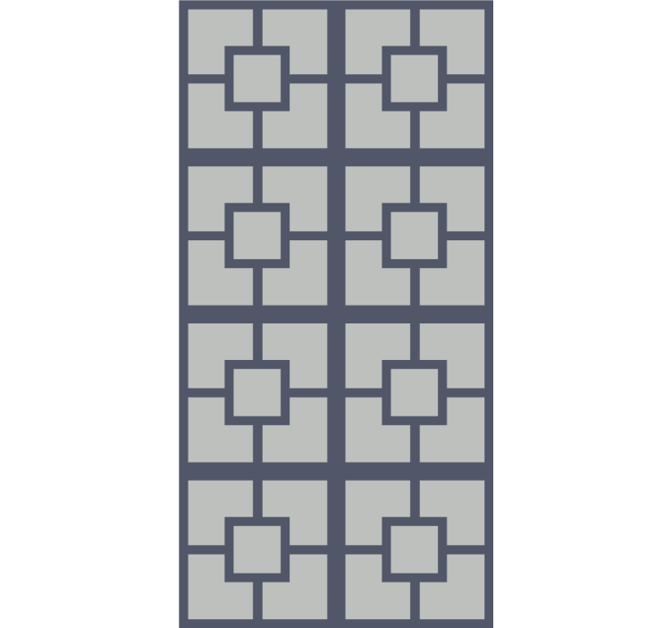 ロール スクリーン オシャレ 幾何学的な正方形のテーマ - TENSTICKERS