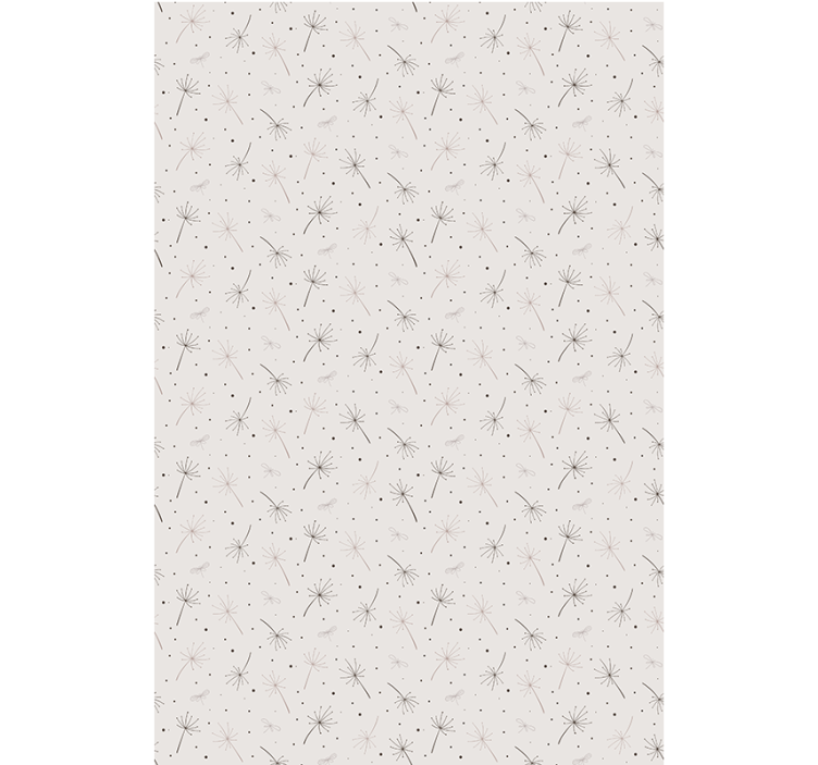 ブラインド 花や植物 タンポポの種模様 - TENSTICKERS